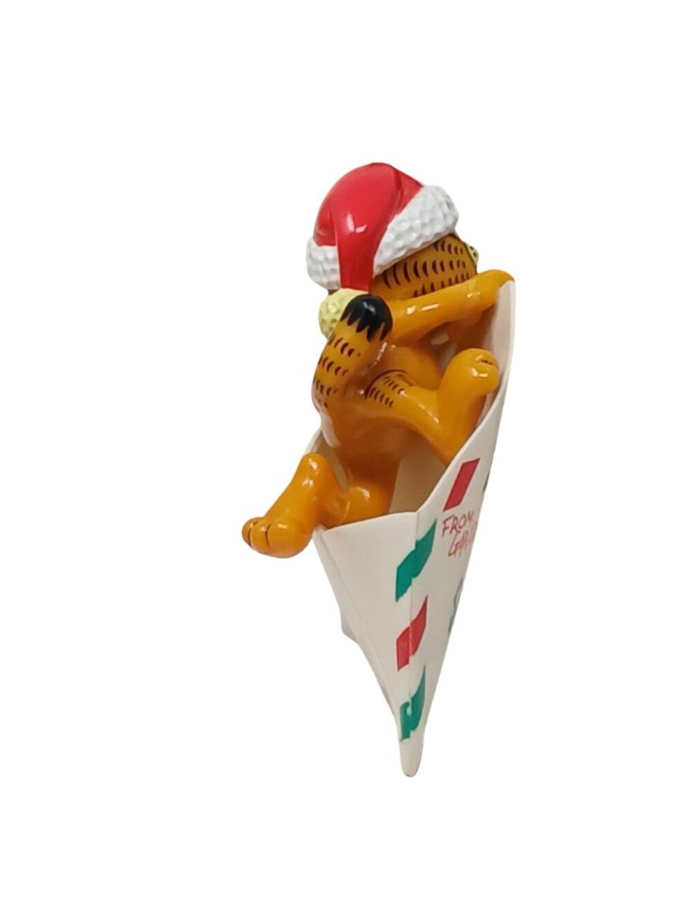 Garfield Special Delivery Christmas Ornament By Enesco Treasury 1981 W/Box #GS-8 - Picture 6 of 12
